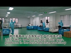 Saco de filtro de líquido resistente à alta pressão com características amigáveis ao ambiente