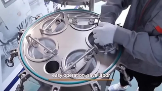 Filtro de mangas industrial de alto fluxo em aço inoxidável